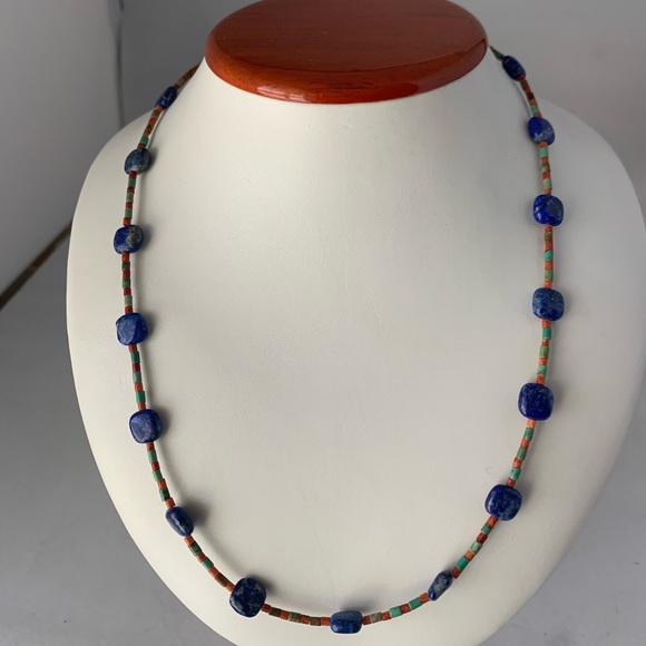 AD LOPEZ Lapis and Turquoise Necklace - Picture 4 of 4